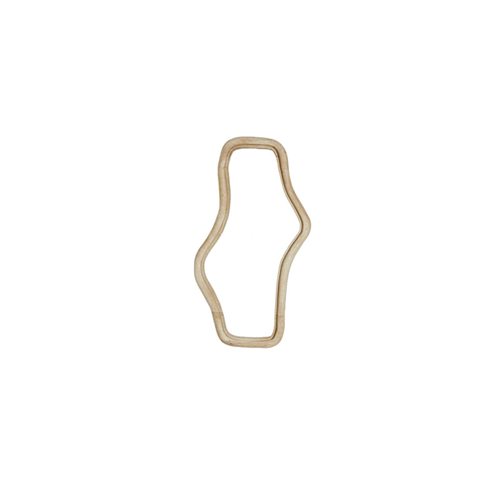 Celano Wood Matt Natural Mirror - Small Light & Living