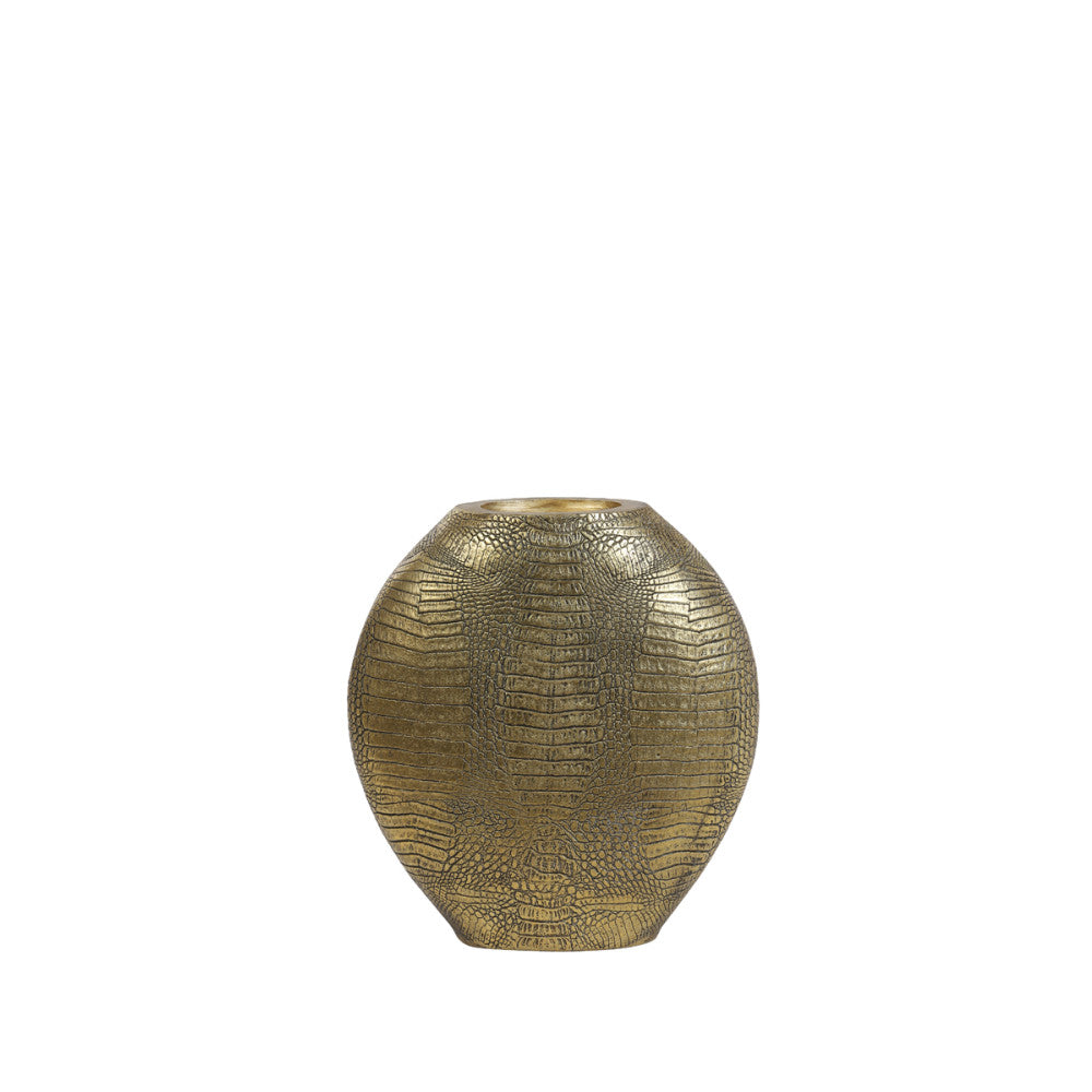 Skeld Antique Bronze Vase Deco Light & Living