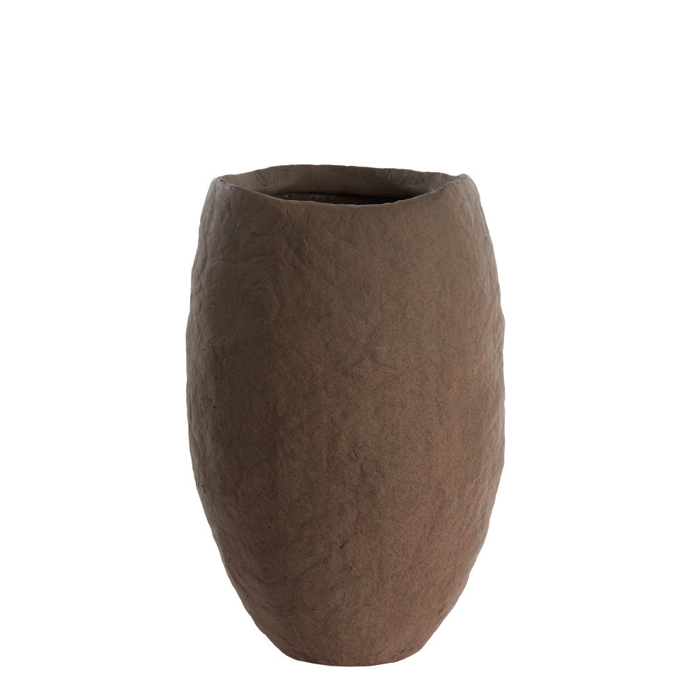 Tingri Brown Vase Deco Light & Living