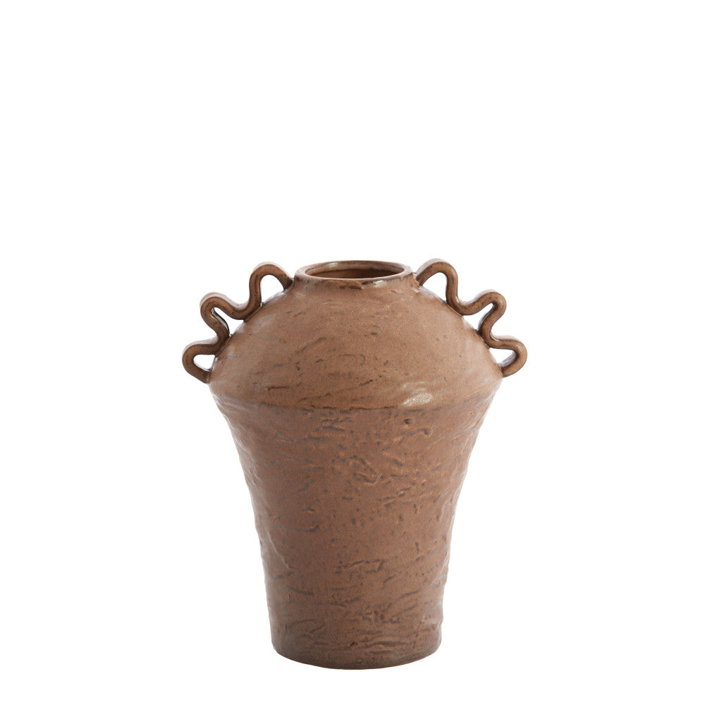 Volca Ceramics Brown Vase Deco Light & Living