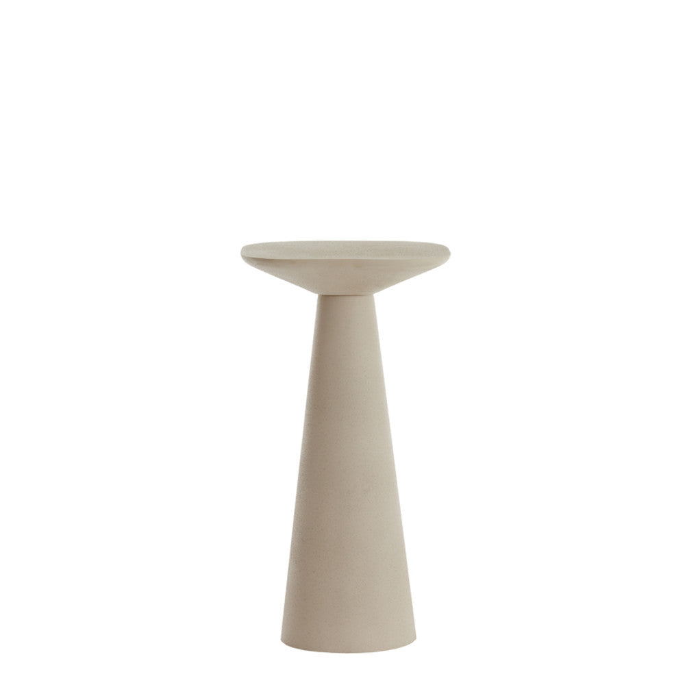 Abala Matt Cream Side Table Light & Living