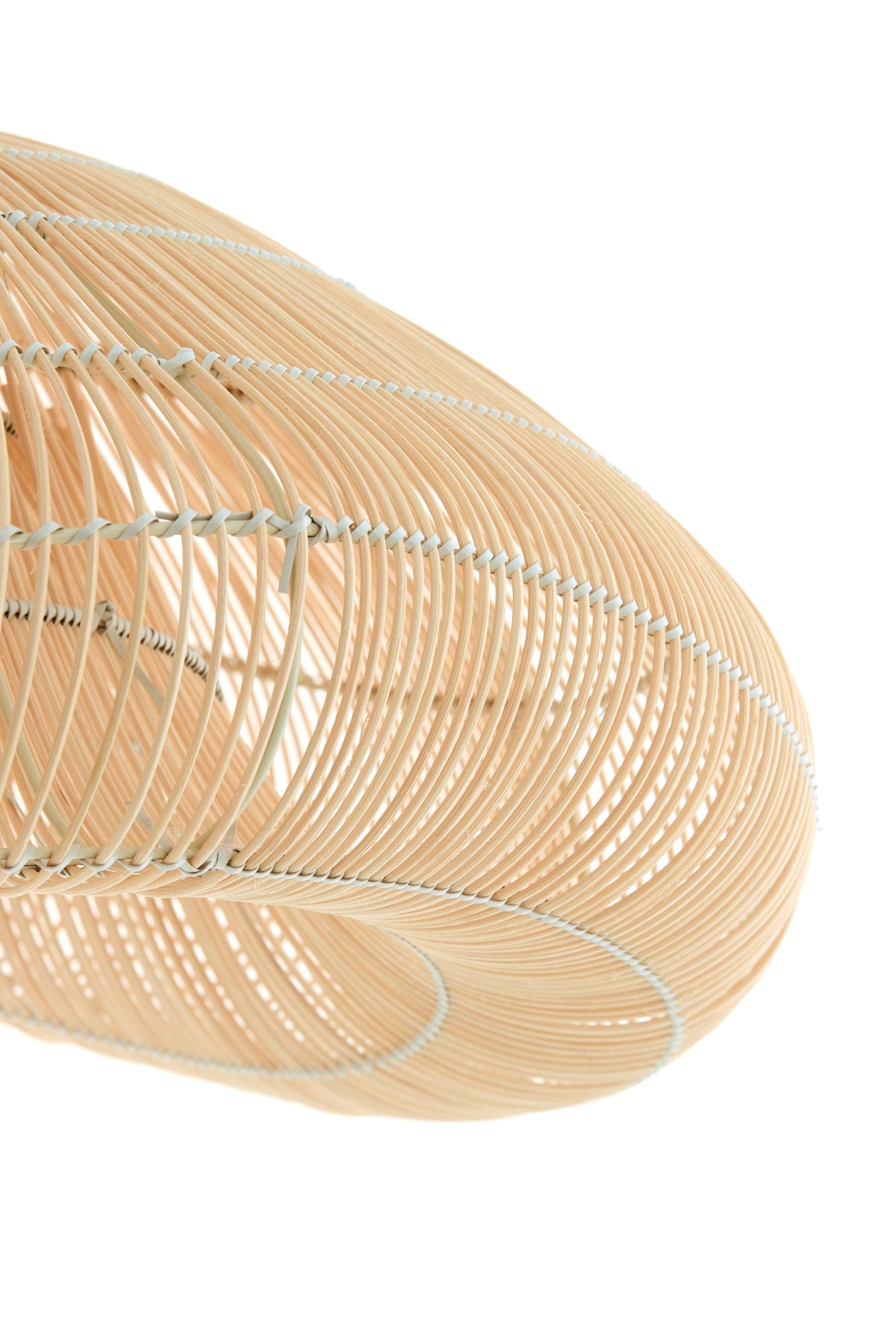 Janzur Rattan Natural Hanging Lamp - Small Light & Living