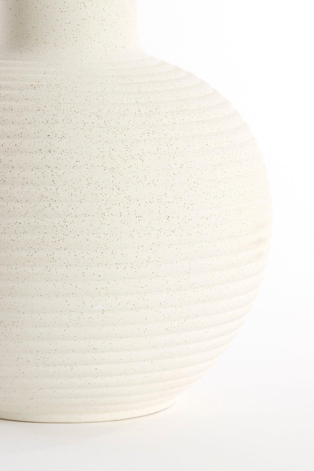 Ulloa Ceramics Matt Cream Vase Deco Light & Living