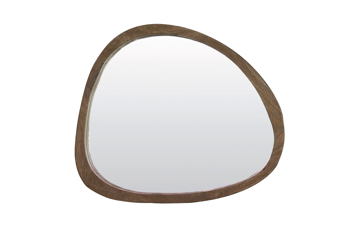 Sonora Matt Dark Brown Mirror - Small Light & Living