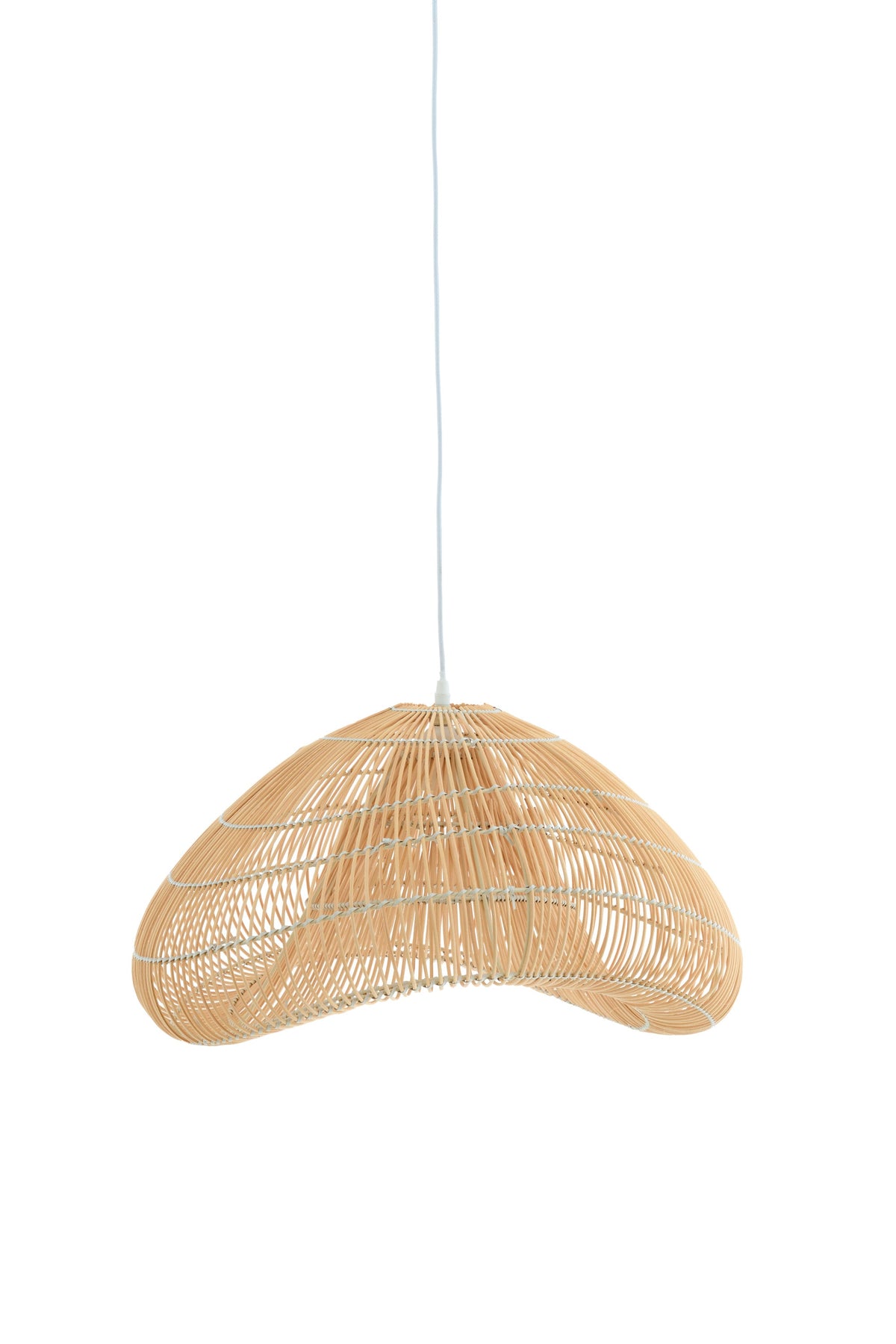 Janzur Rattan Natural Hanging Lamp - Small Light & Living