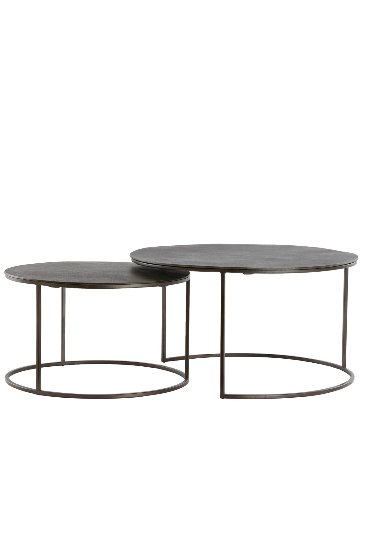 Coffee Table S/2 Talca Dark Brown Light & Living