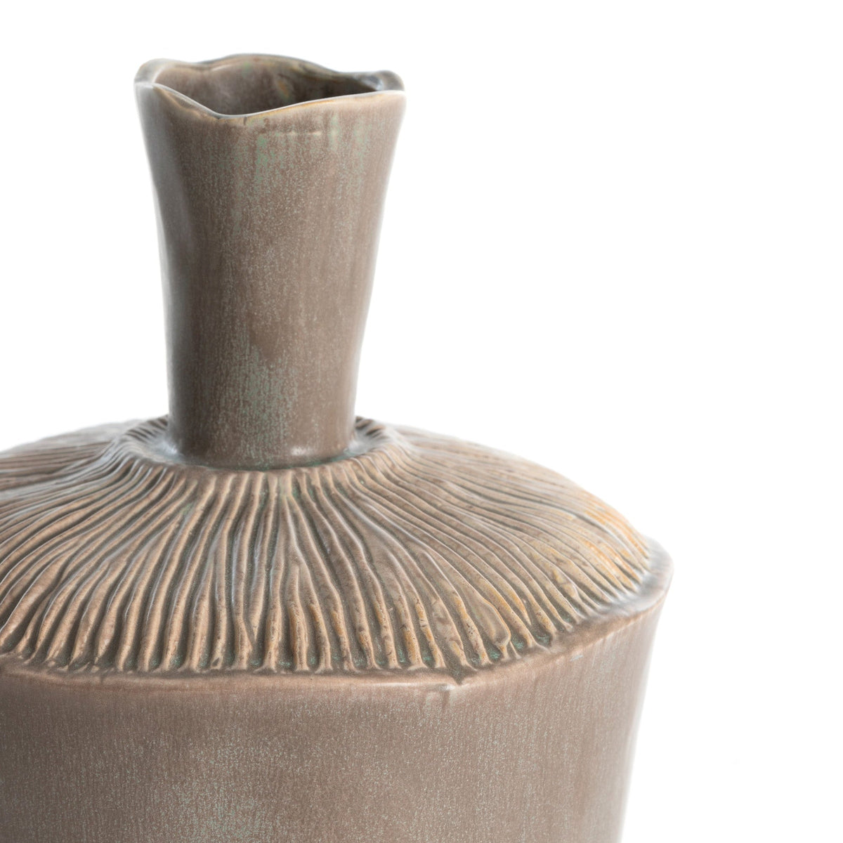Neira Ceramics Vase Deco - Matt Brown-Grey - Large Light & Living