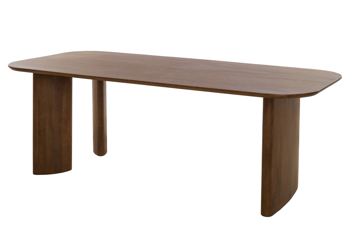 Aymara Acacia Wood Dark Brown Dining Table - 240cm Light & Living