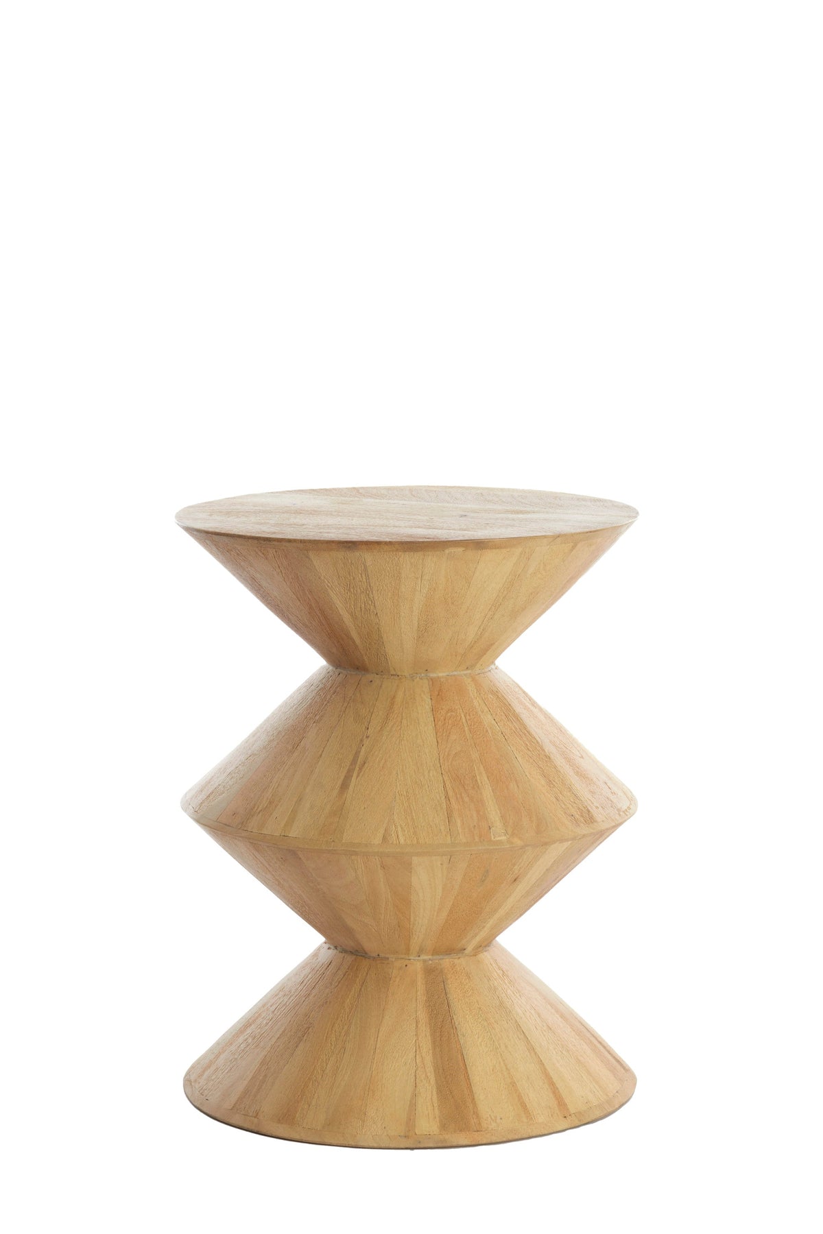 Larus Mango Wood Natural Side Table Light & Living