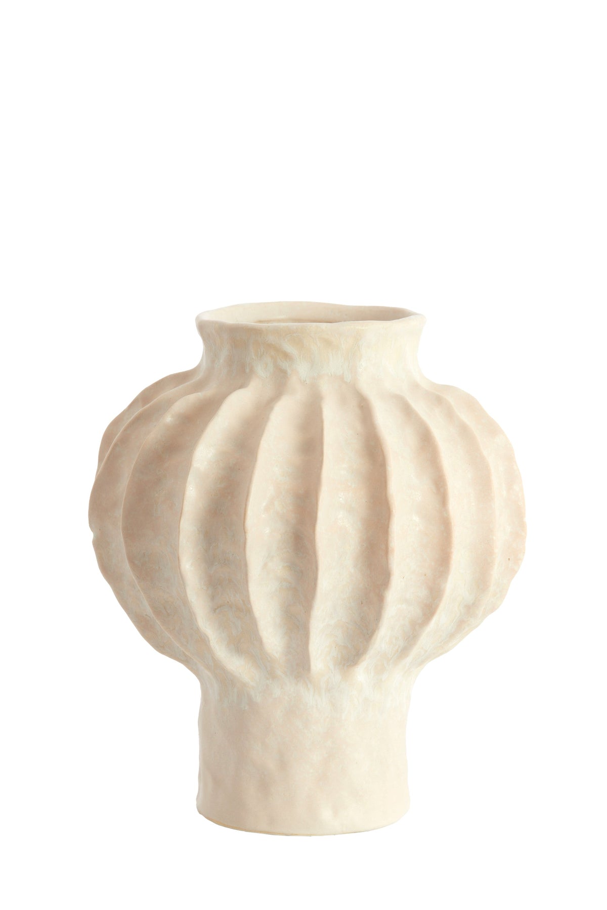 Hakone Ceramics Cream Vase Deco - Large Light & Living