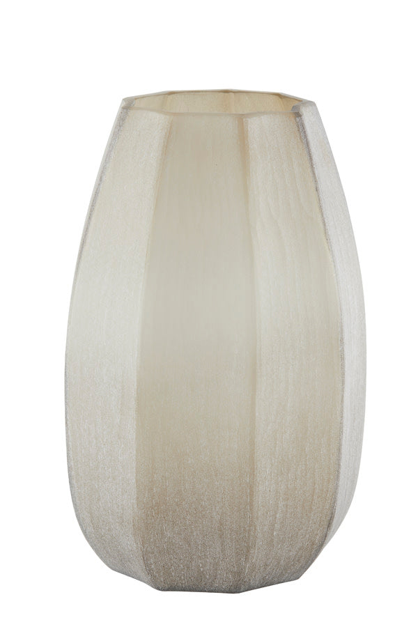 Bradley Glass Light Brown Vase - Large Light & Living