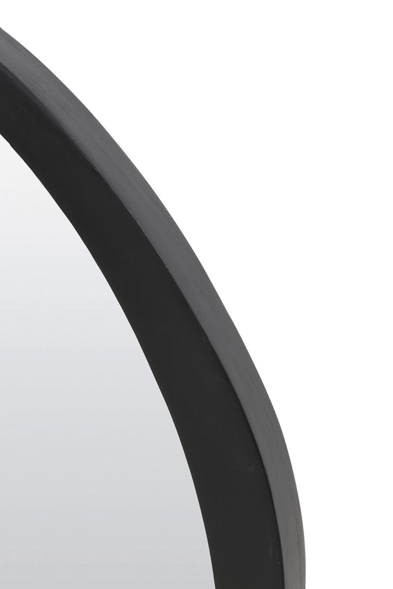 Sonora Wood Black Mirror - Large Light & Living