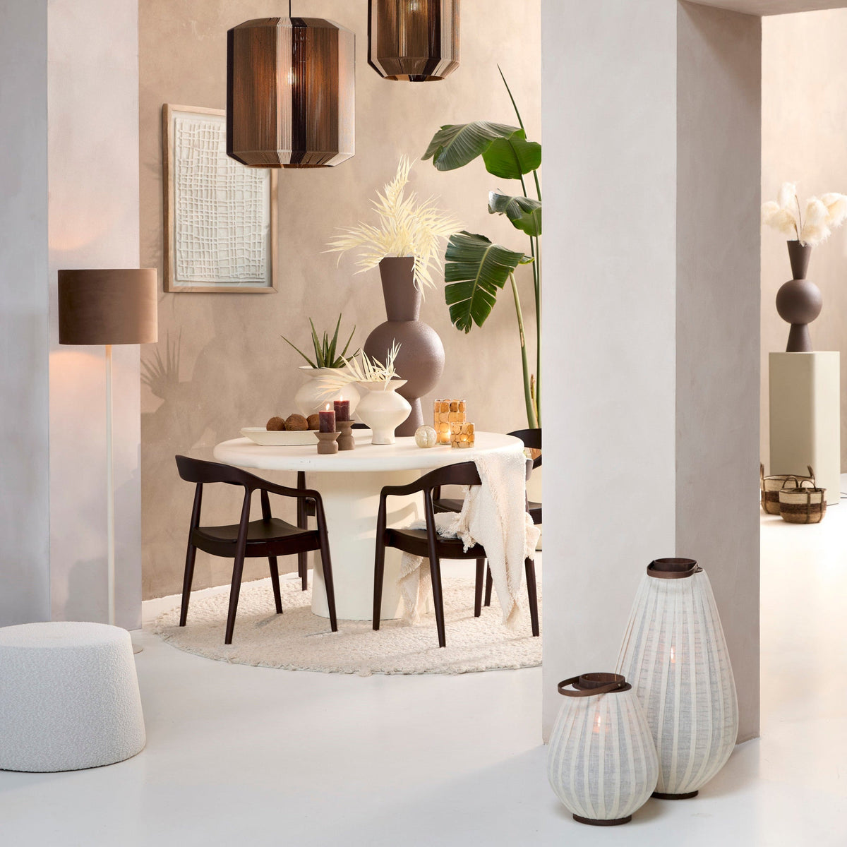 Kulona Cream Dining Table - Cream Light & Living