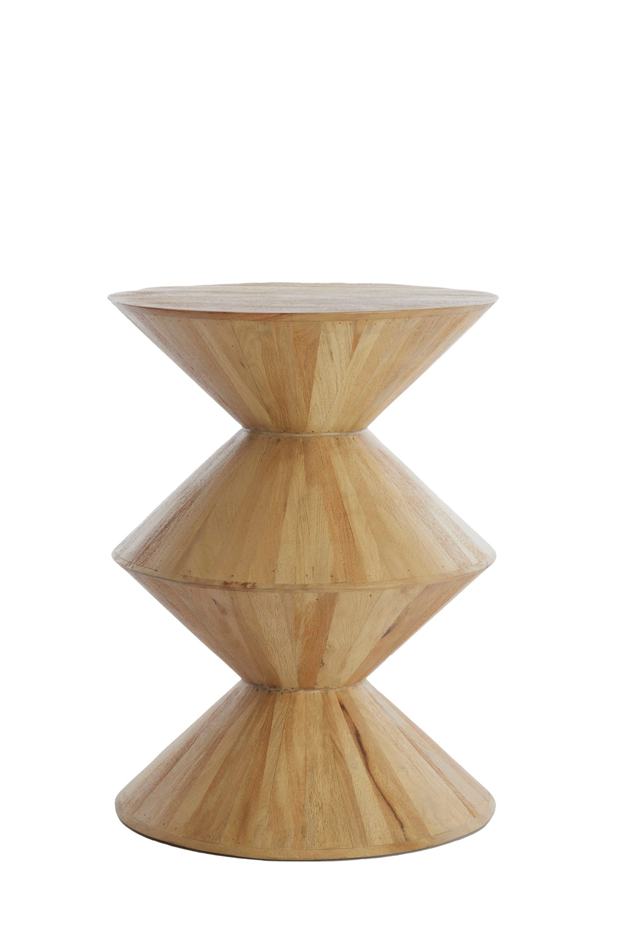 Larus Large Mango Wood Side Table - Natural Light & Living
