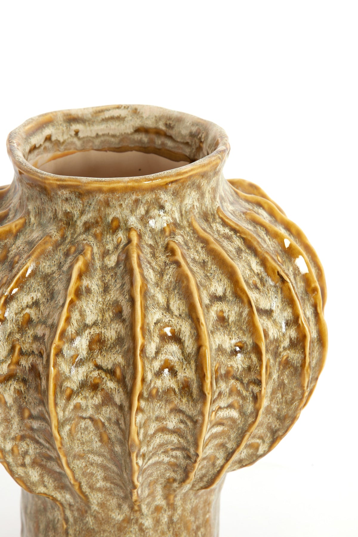 Hakone Ceramics Olive Green Vase Deco - Small Light & Living