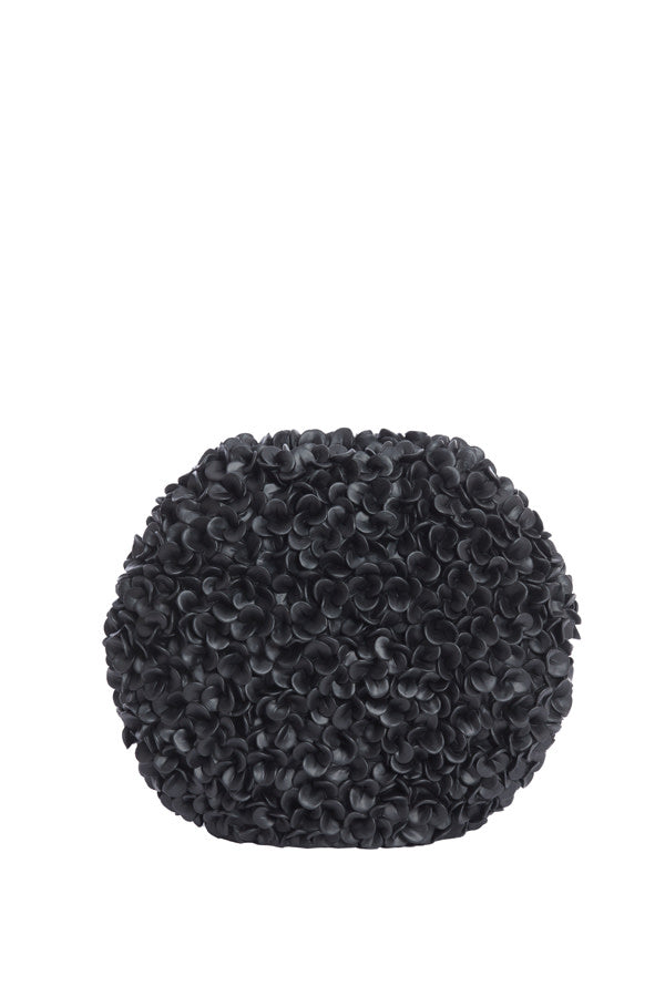 Phylia Matt Black Vase Deco - Medium Light & Living