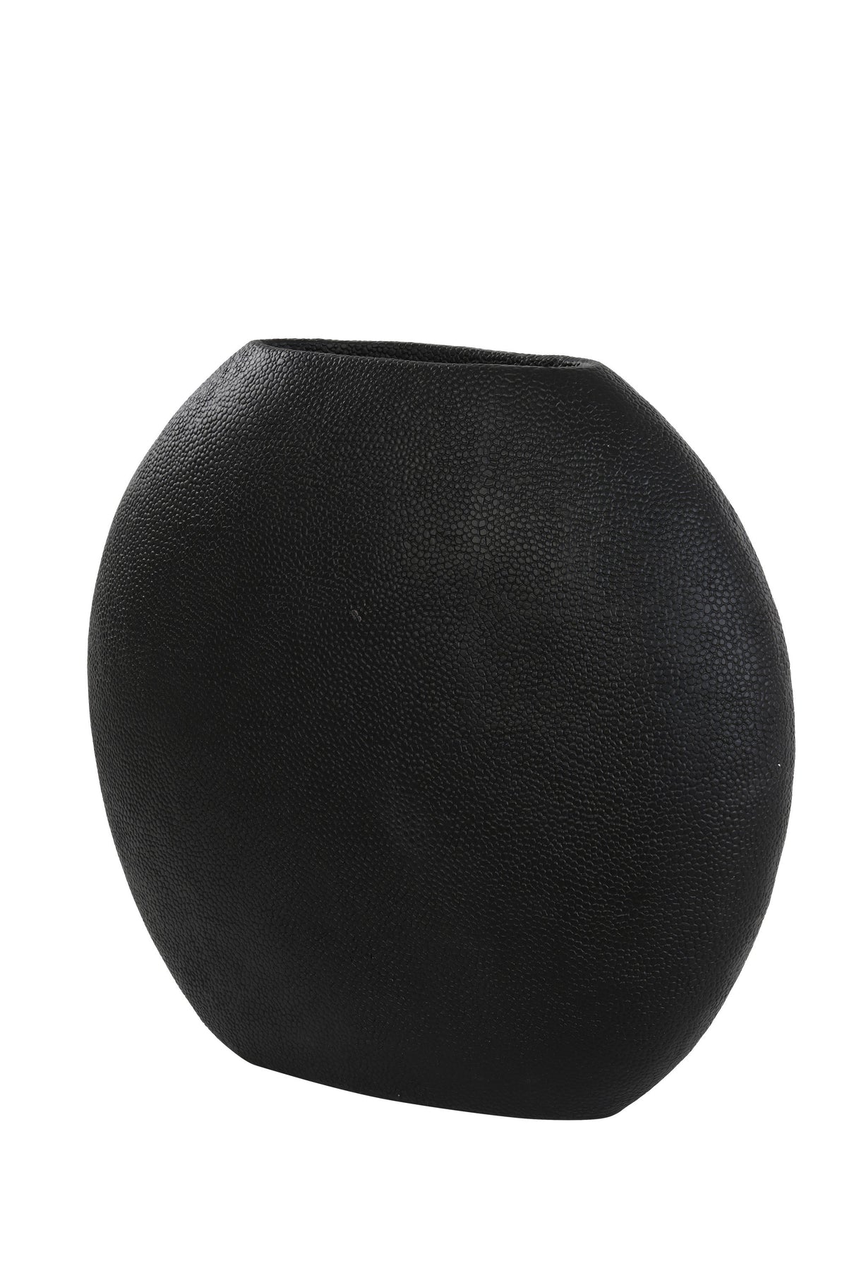 Rayskin Matt Black Deco Vase Light & Living