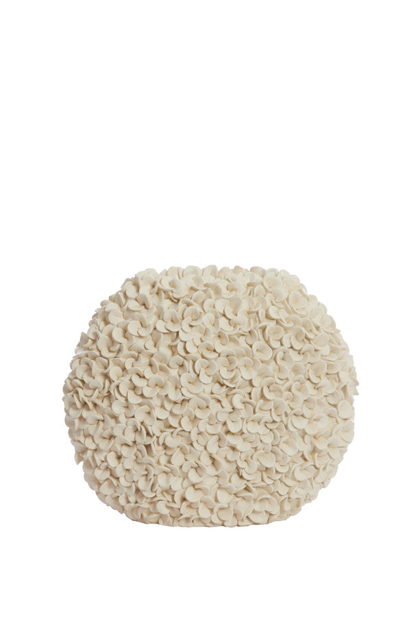 Phylia Cream Vase Deco - Medium Light & Living