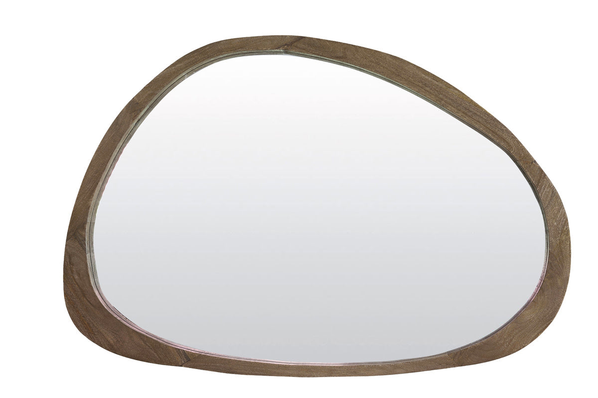 Sonora Matt Dark Brown Mirror - Large Light & Living
