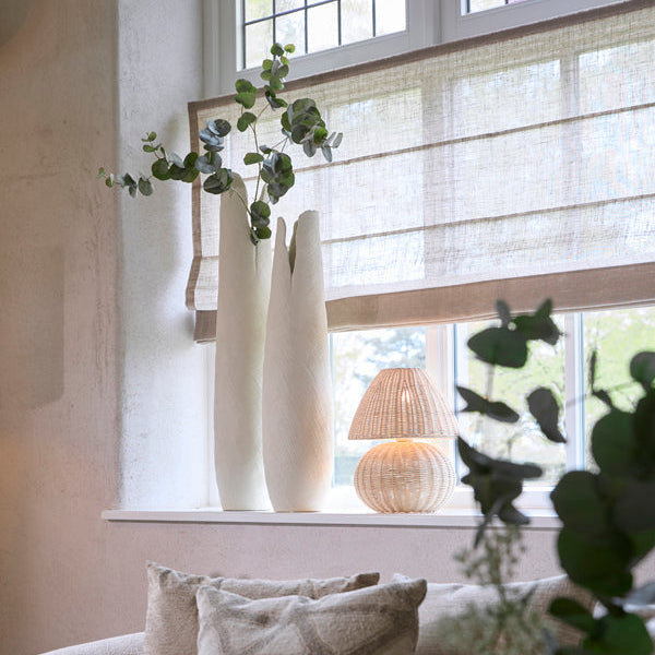 Mesa Ceramics Cream Vase Deco - Large Light & Living
