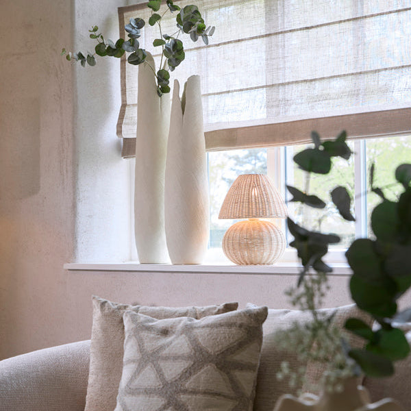Mesa Ceramics Cream Vase Deco - Small Light & Living