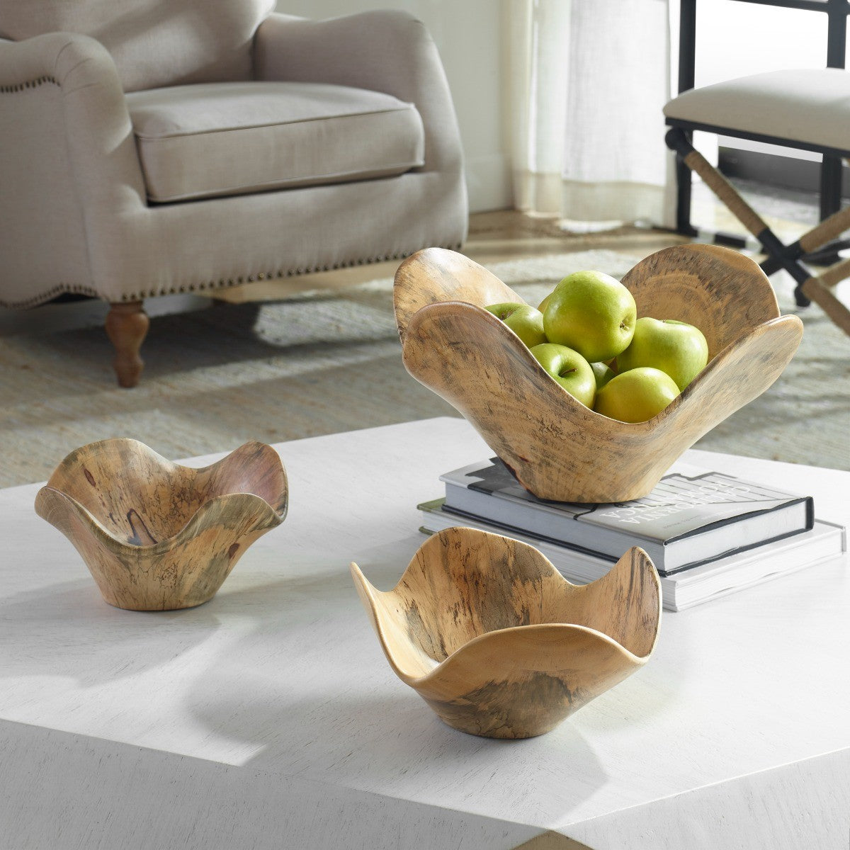 Tamarine Wood Bowl by Uttermost
