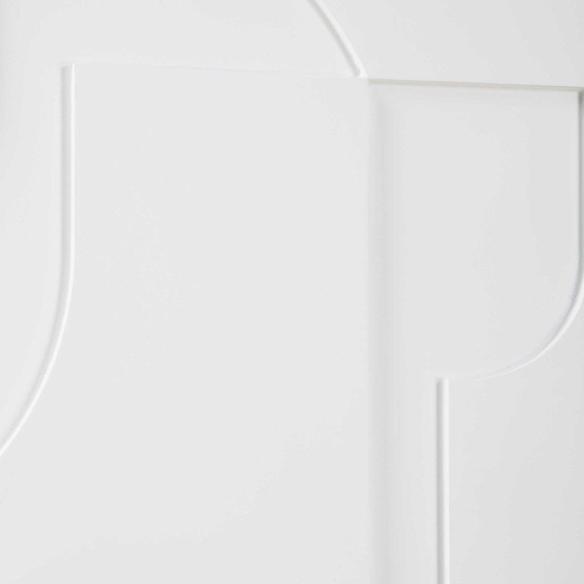Contours White Wall Décor, Set of 2 by Uttermost
