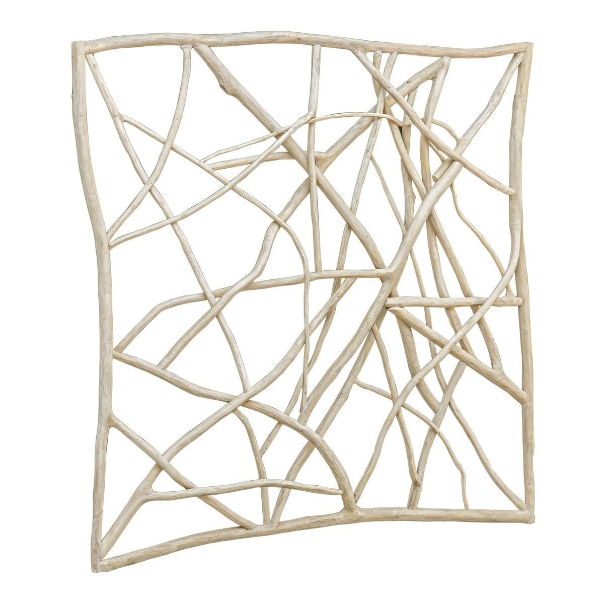 Tangled Up Outdoor Teak Wall Decor by Uttermost