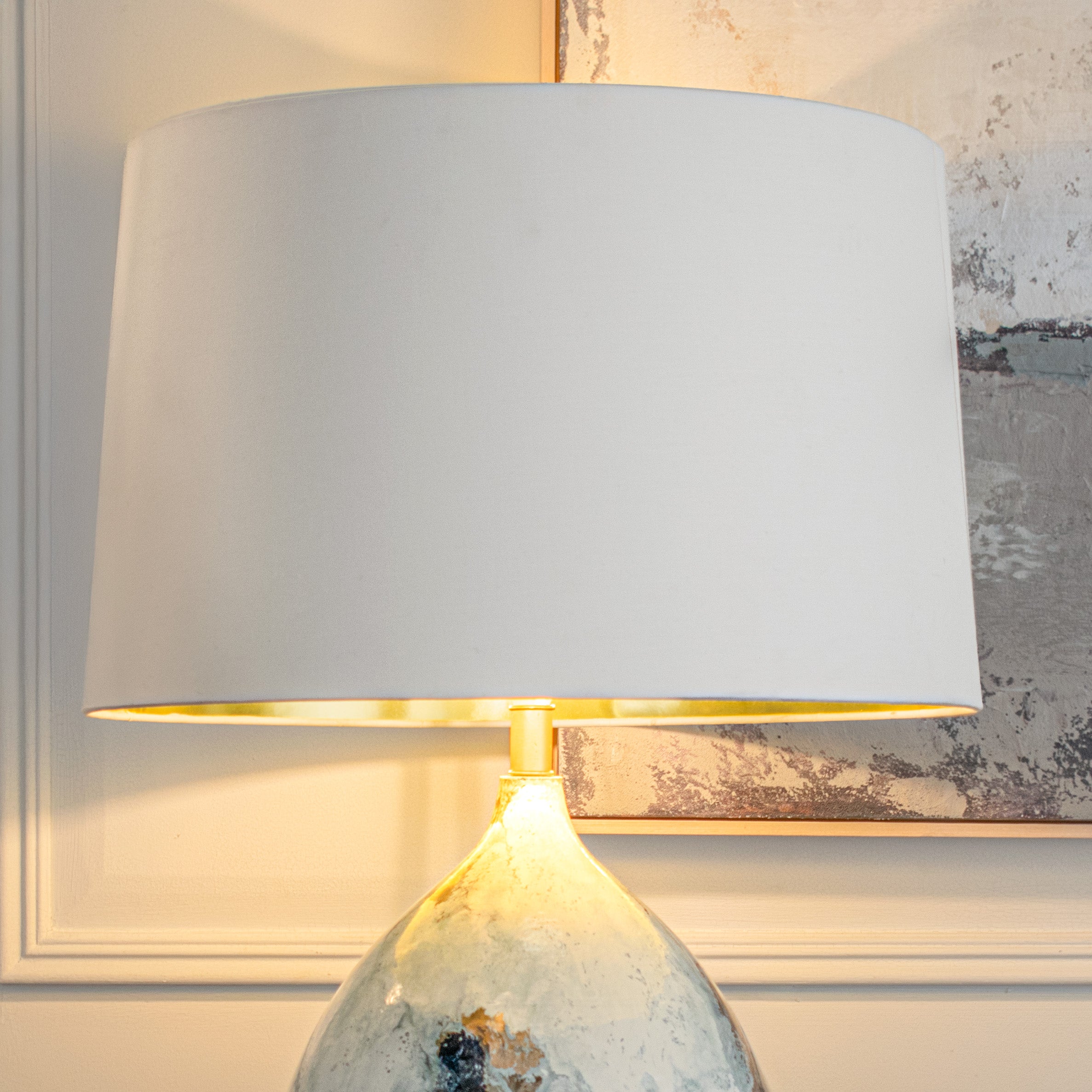 Kai Opal Shade With Gold Lining 48cm by RV Astley