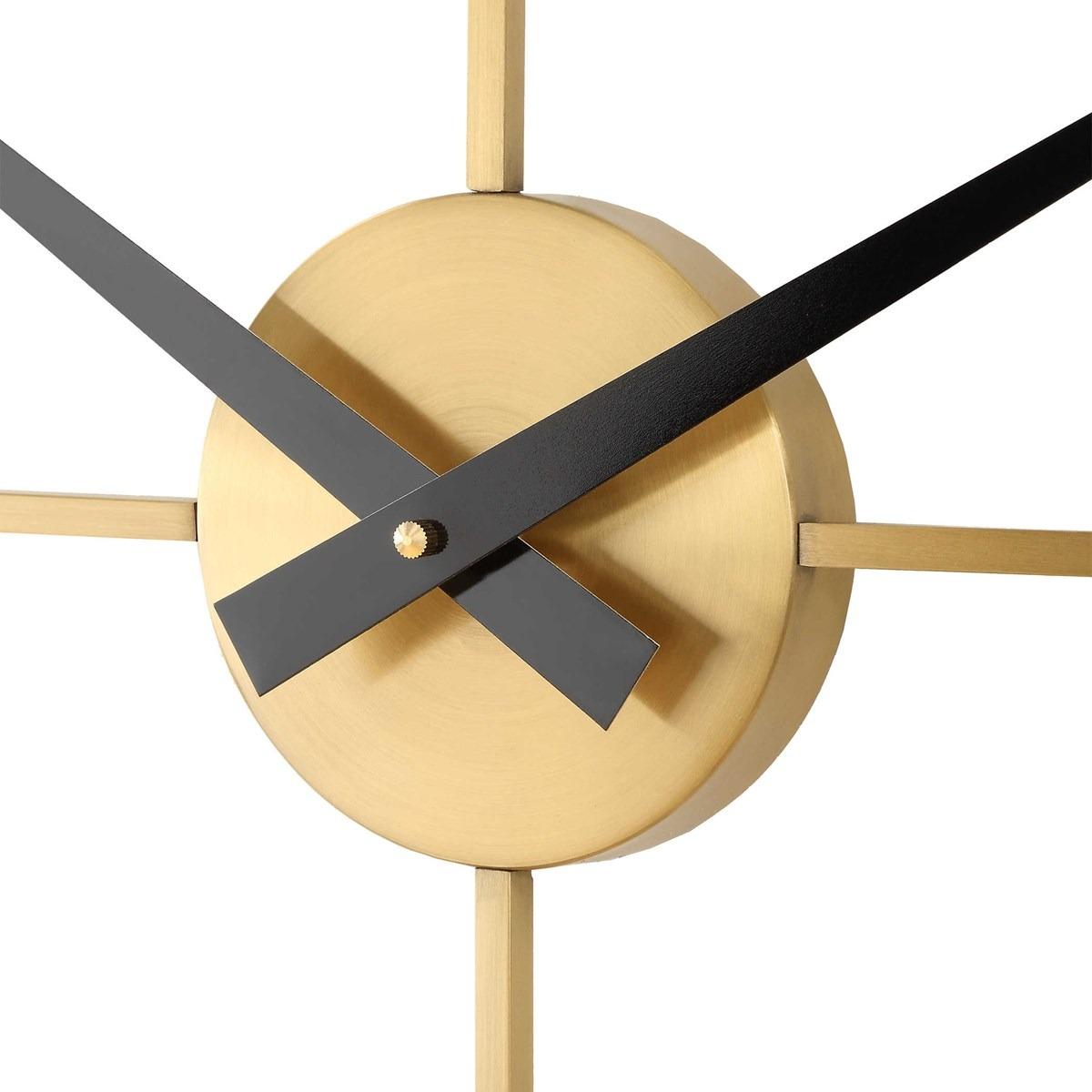 Keyann Brass Wall Clock by Uttermost
