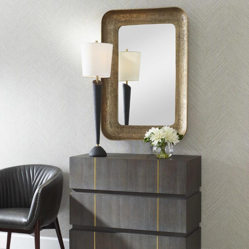 Alvaro Antique Brass Mirror by Uttermost