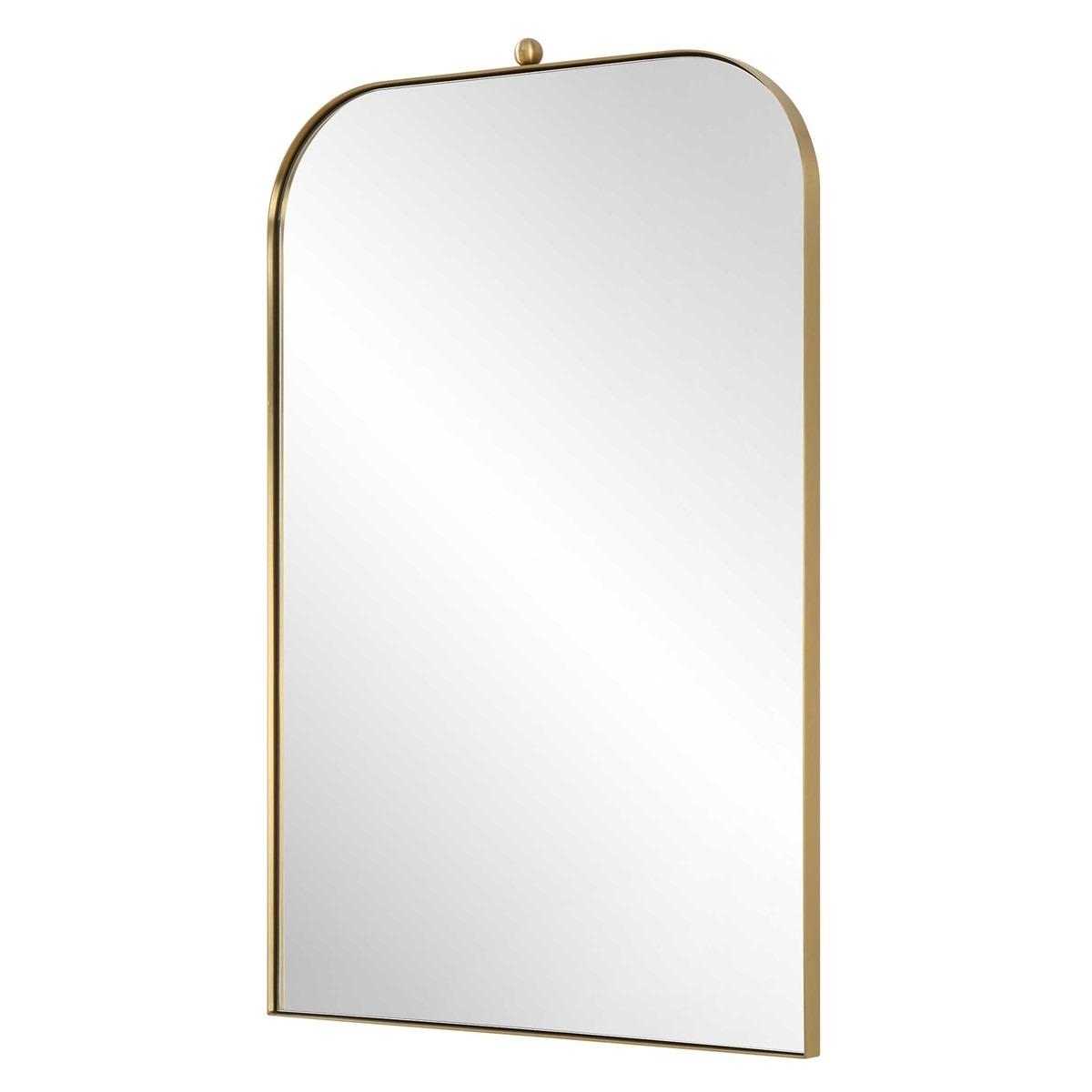 Cassidy Brass Arch Mirror by Uttermost