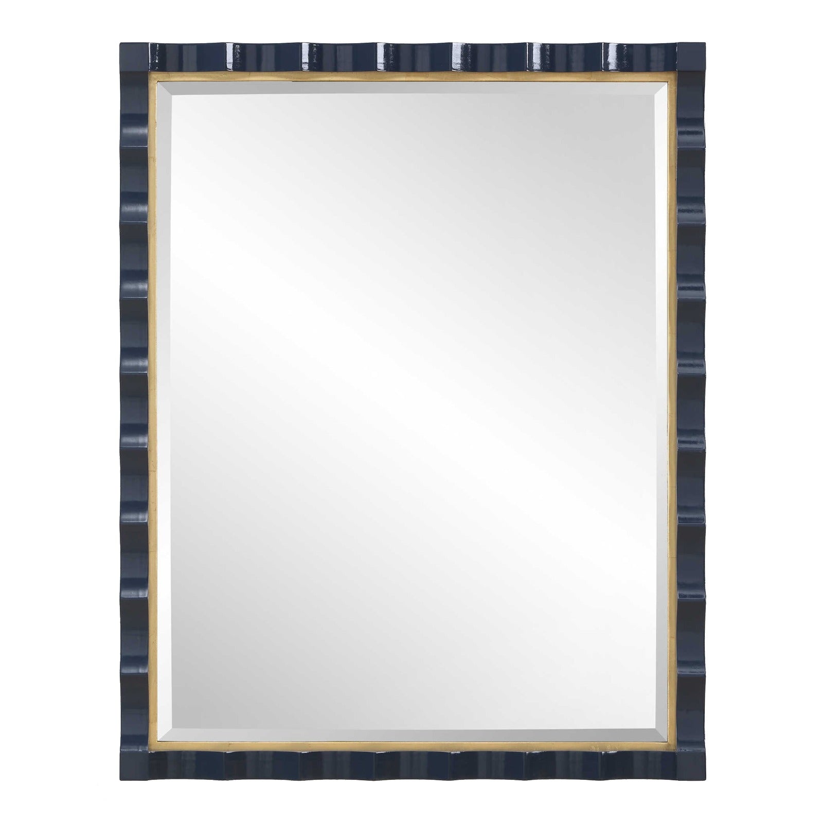 Gulf Mirror in Navy by Uttermost
