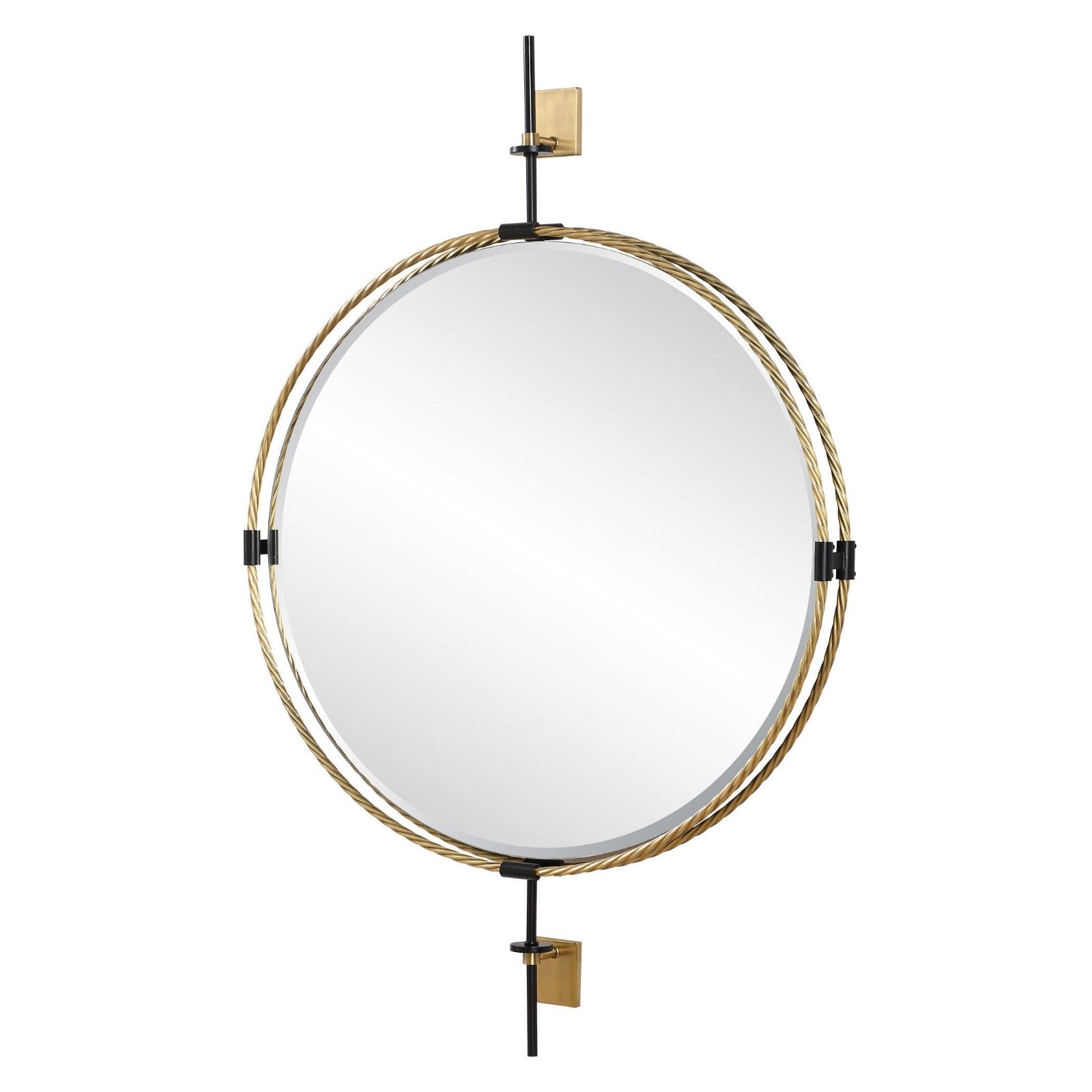 Guardrail Round Mirror by Uttermost