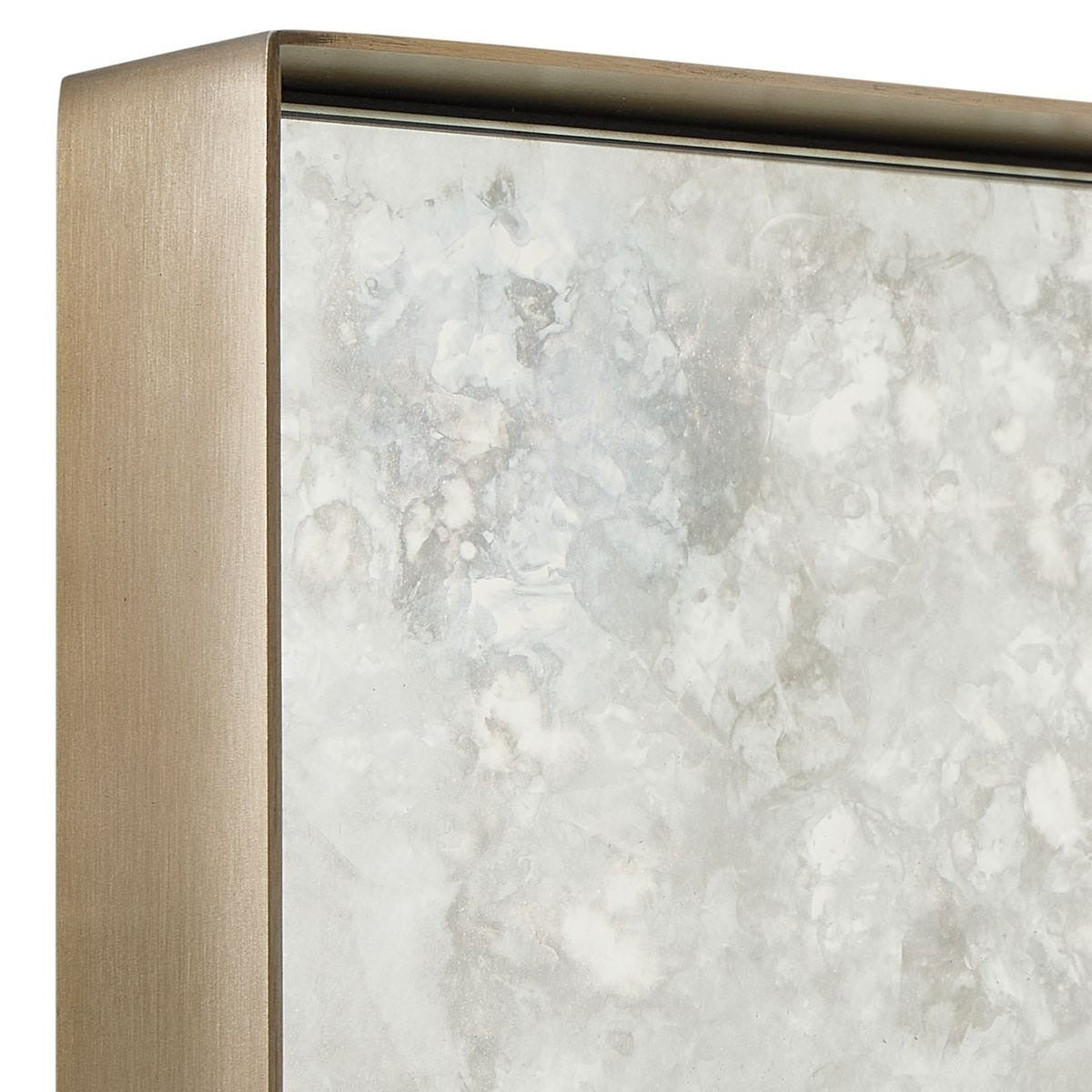 Fredric Square Mirror in Antiqued Silver by Uttermost