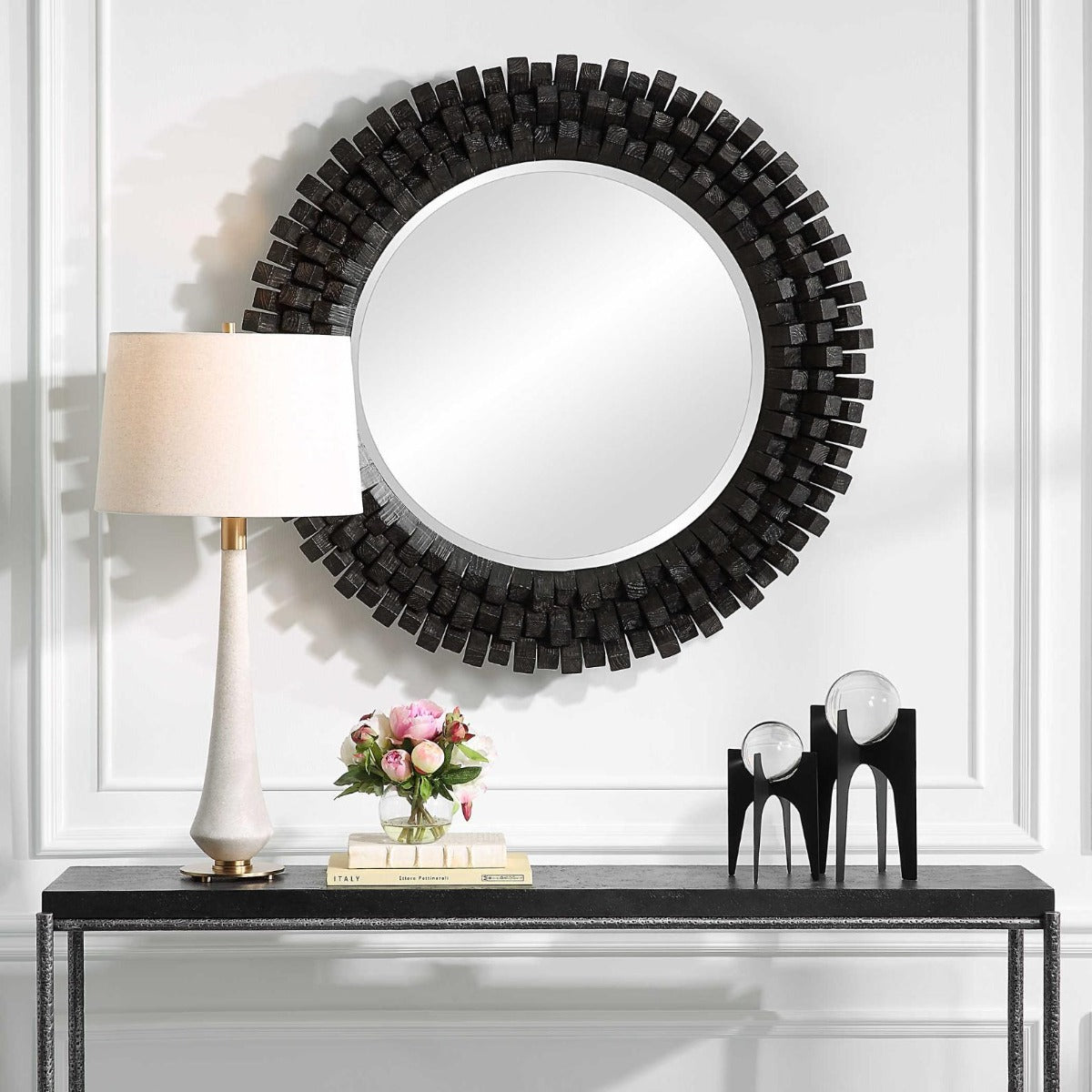 Circle Of Piers Round Mirror by Uttermost