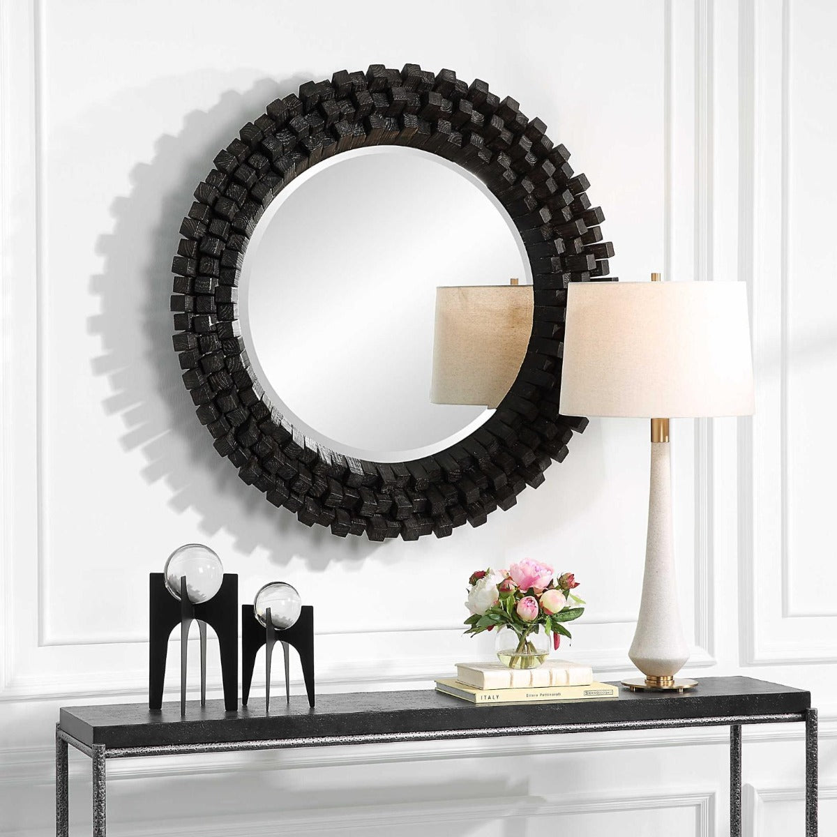 Circle Of Piers Round Mirror by Uttermost