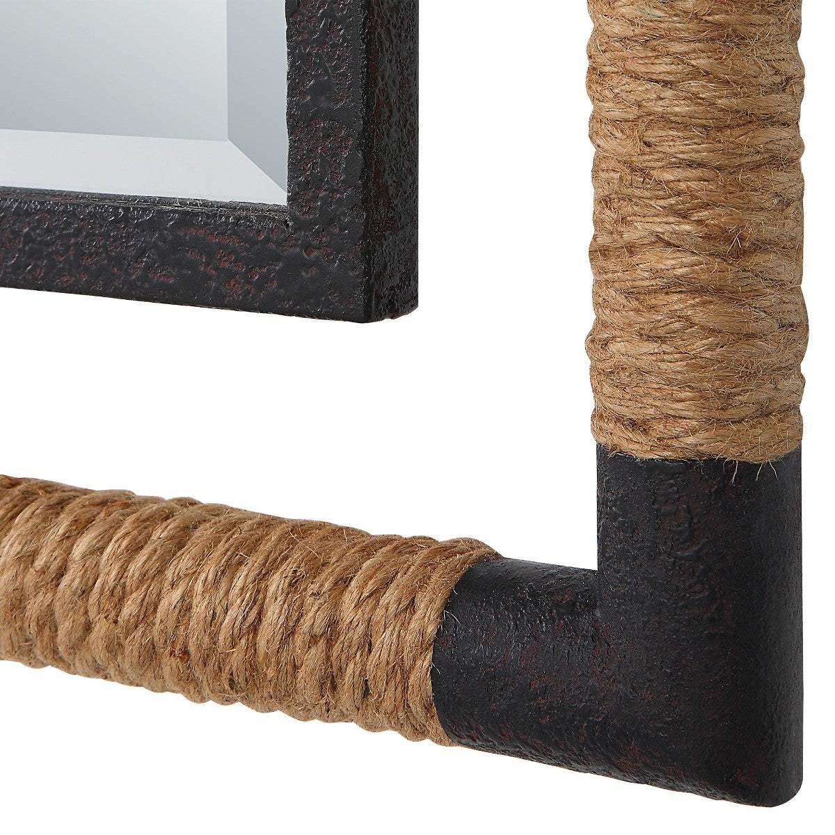 Melville Iron & Rope Tall Mirror by Uttermost