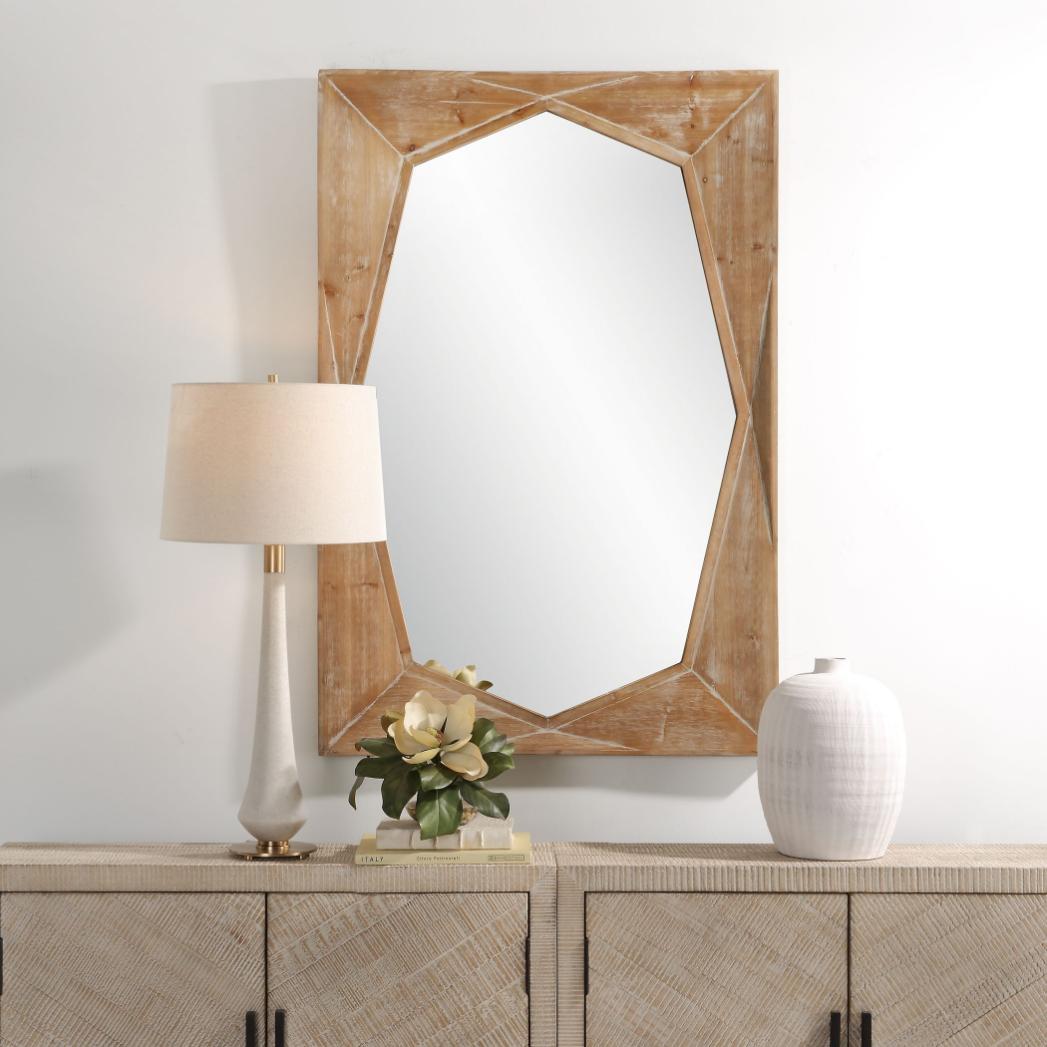 Marquise Natural Wood Mirror by Uttermost