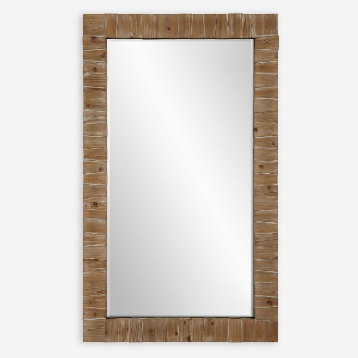 Ayanna Gray Washed Wood Mirror by Uttermost