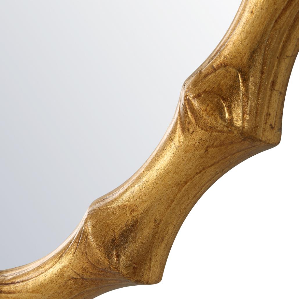 Nacala Round Gold Mirror by Uttermost