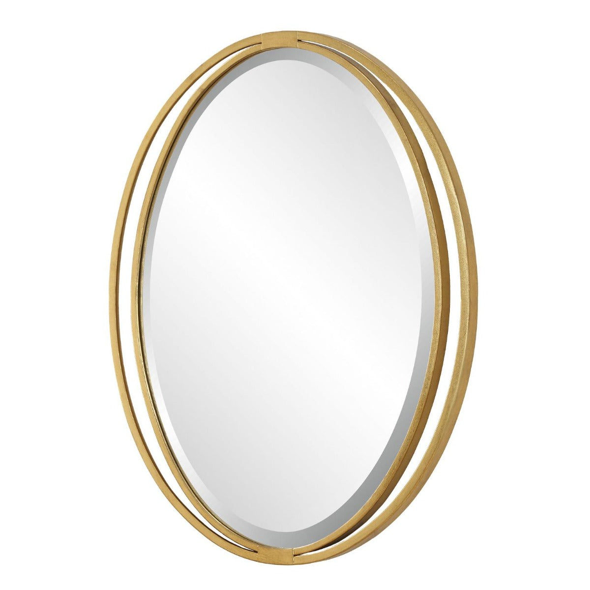 Rhodes Gold Oval Mirror by Uttermost