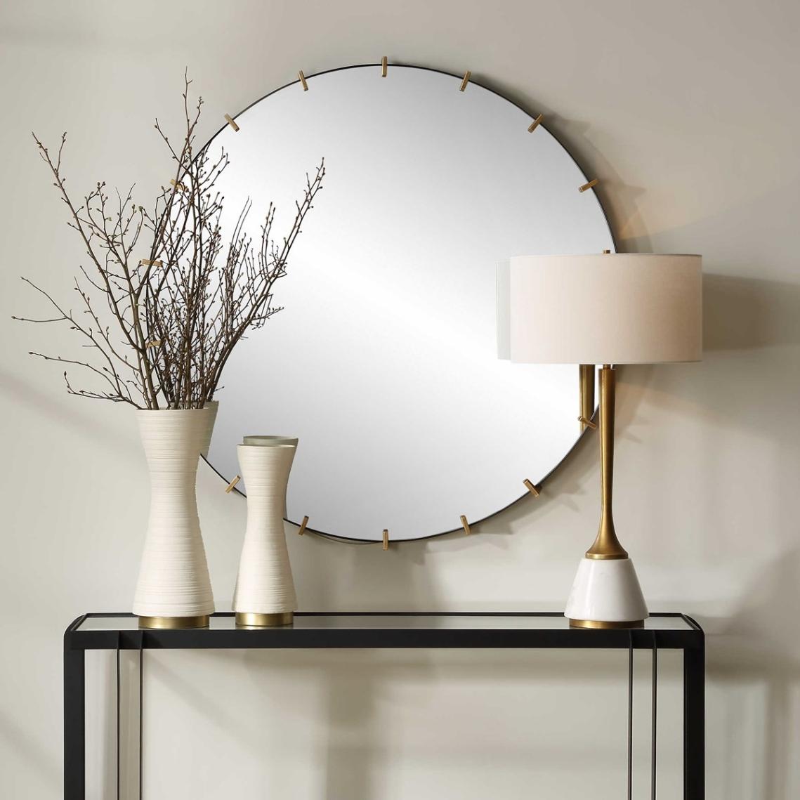Pali Industrial Round Mirror by Uttermost
