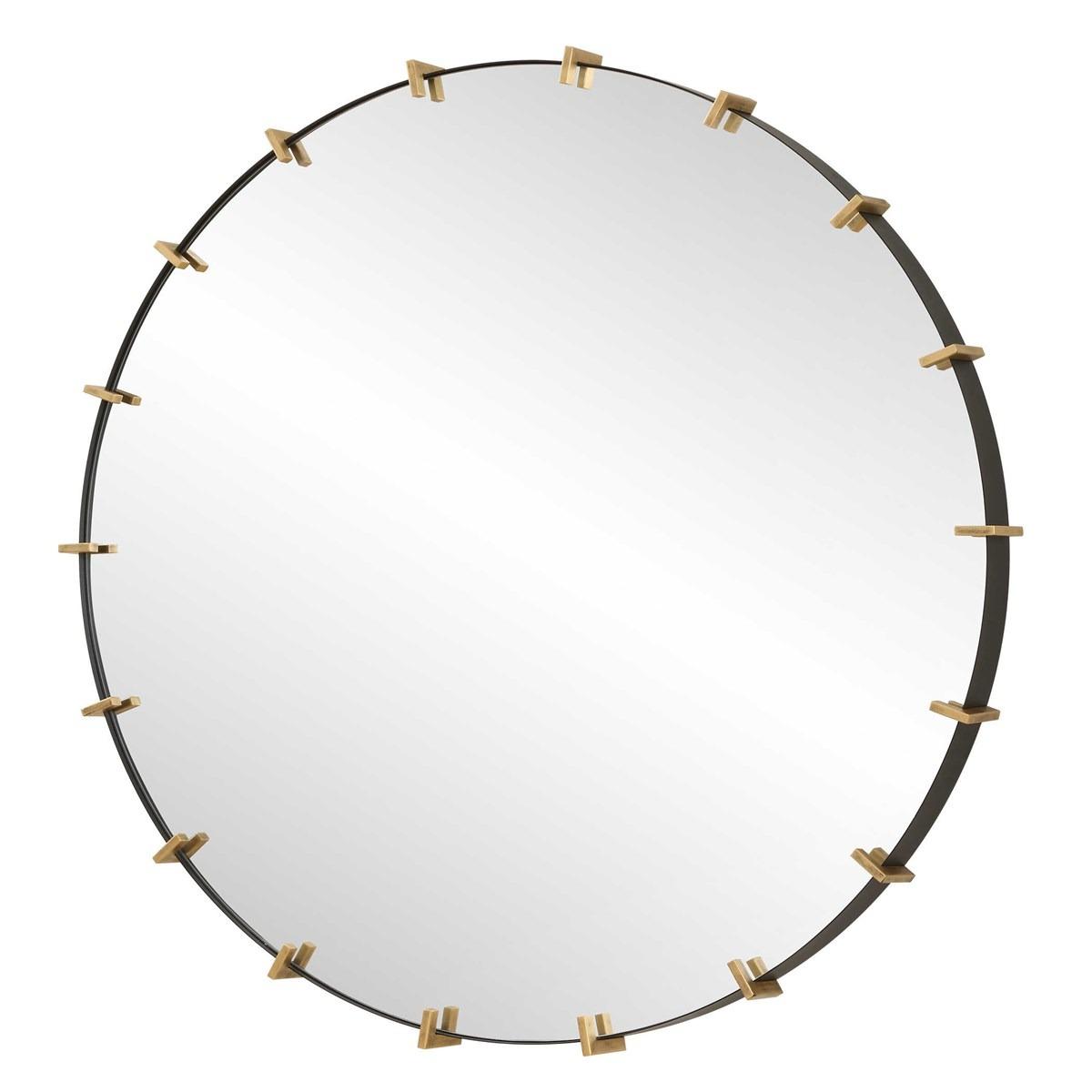 Pali Industrial Round Mirror by Uttermost