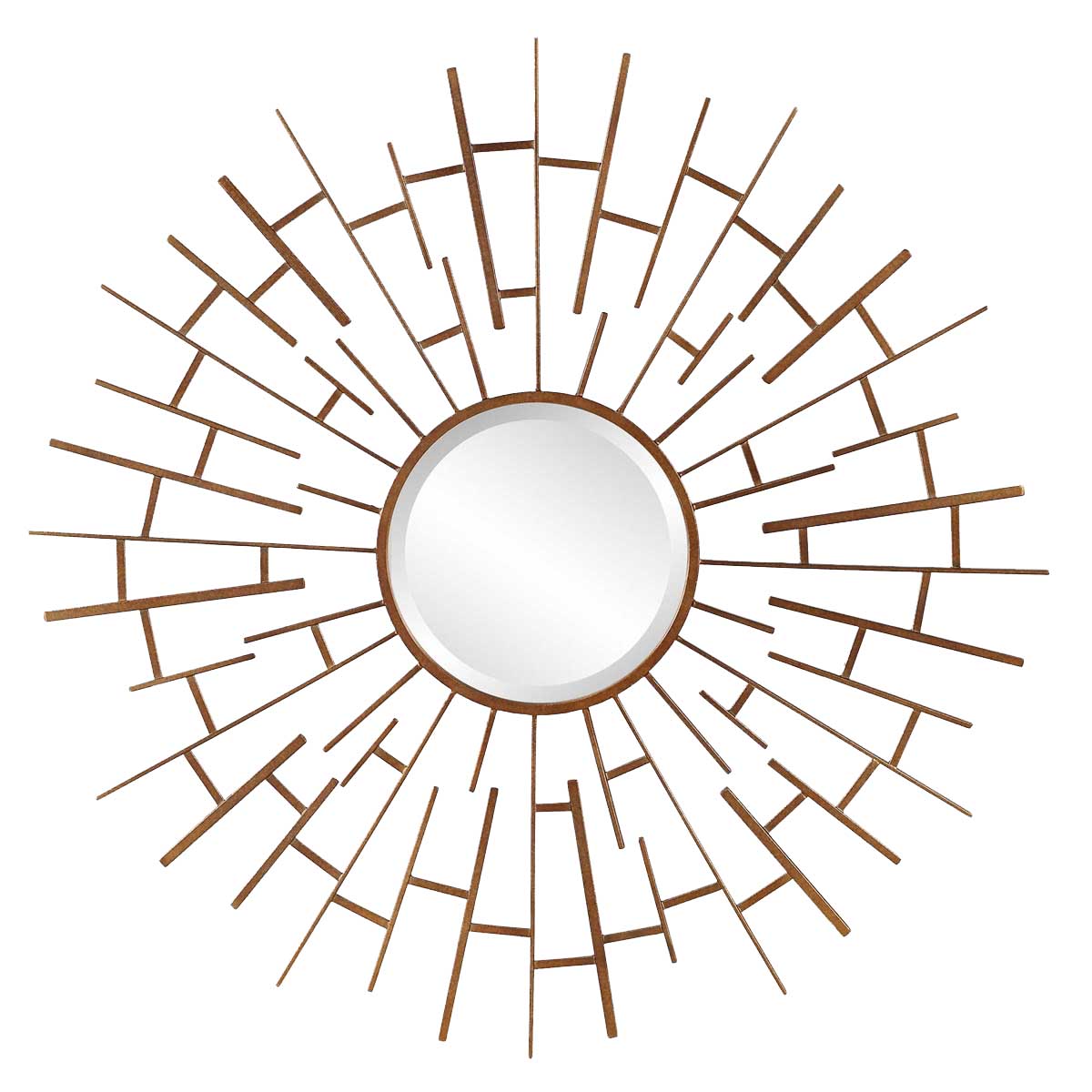 Tangled Bronze Round Mirror by Uttermost
