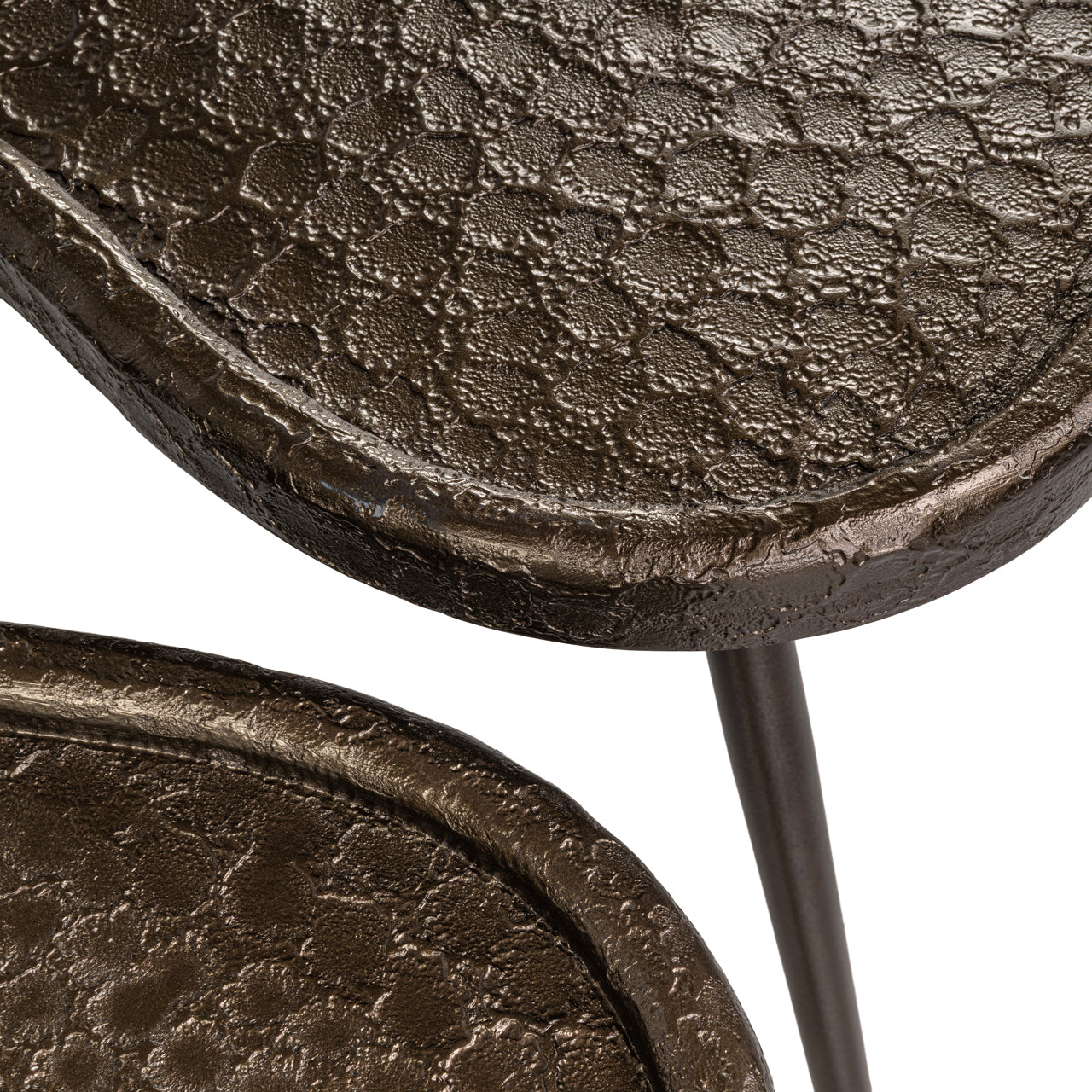 Bean Bronze Metal Coffee Tables (Set of 2) by Richmond Interiors