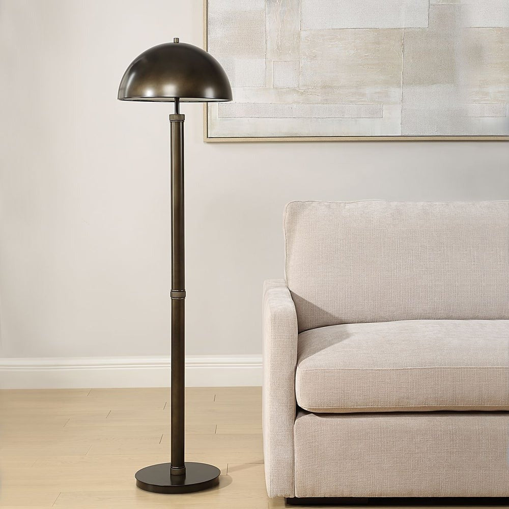 Charles Floor Lamp in Dark Bronze by Keiichi