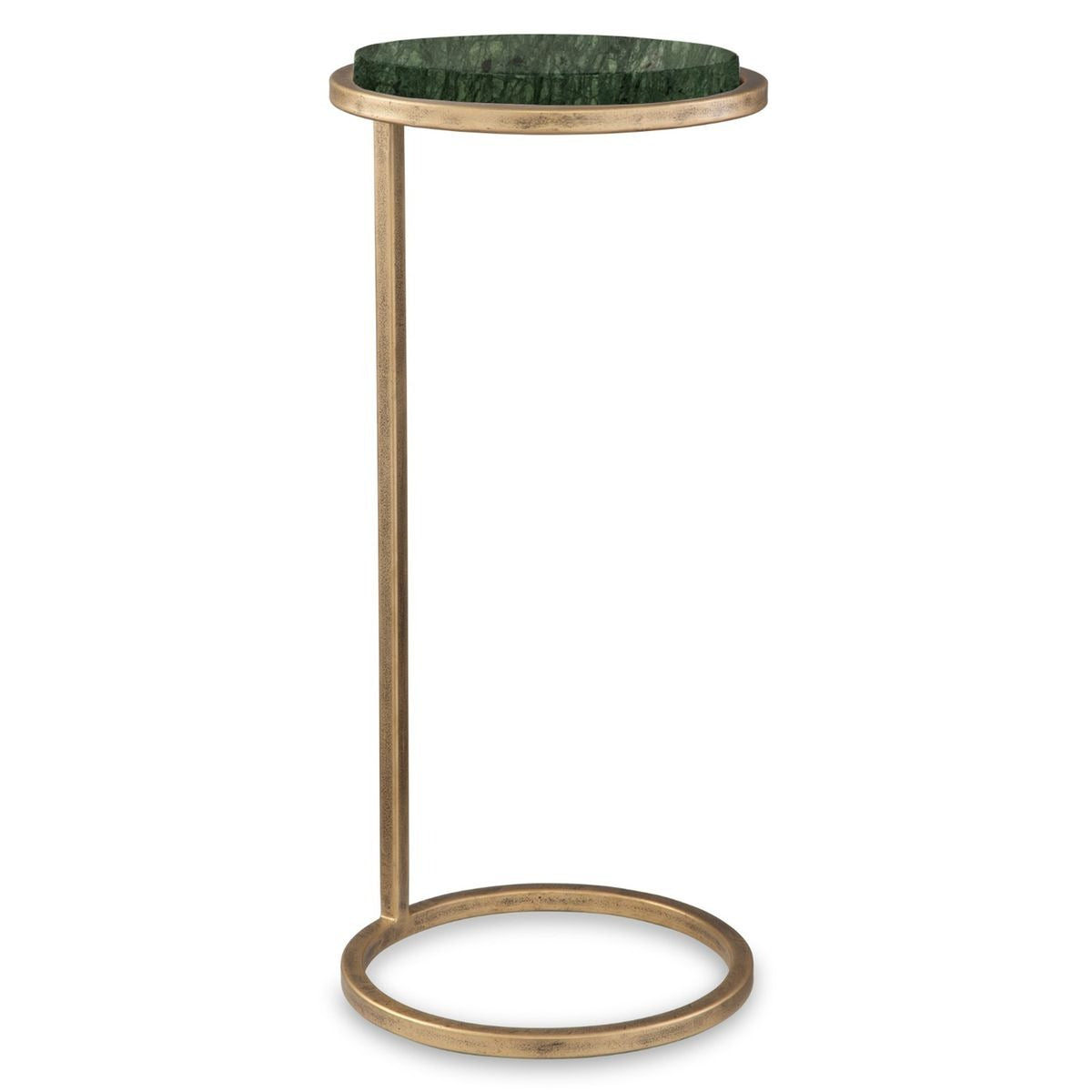 Levitate Green Marble Side Table by Keiichi