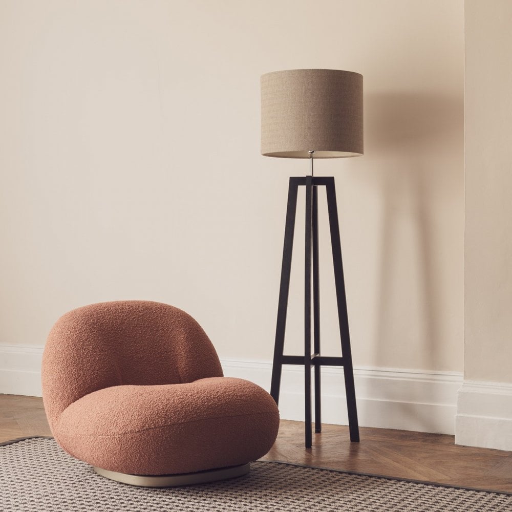Tripod Wenge Floor Lamp by Heathfield & Co