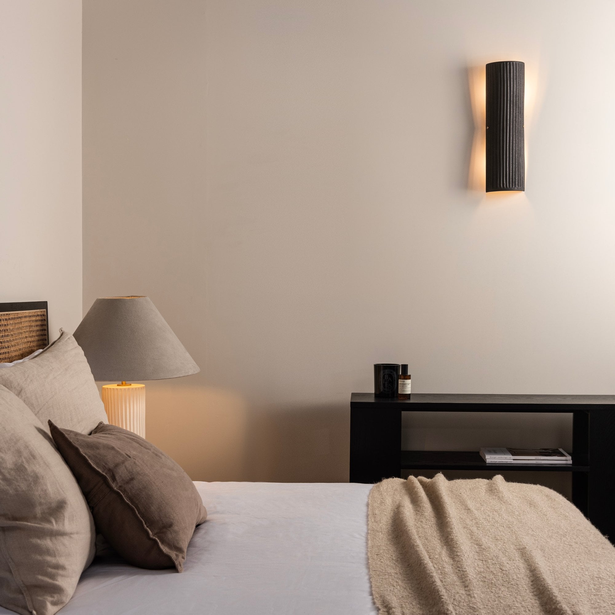 Dori Black Wall Light by Heathfield & Co